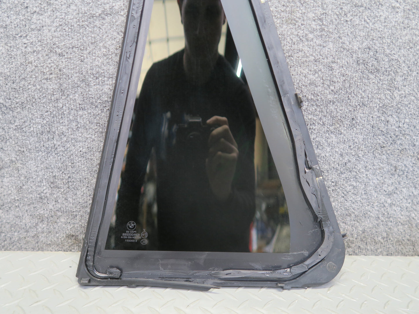2014-2018 BMW F15 X5 Rear Right Door Fixed Glass Window