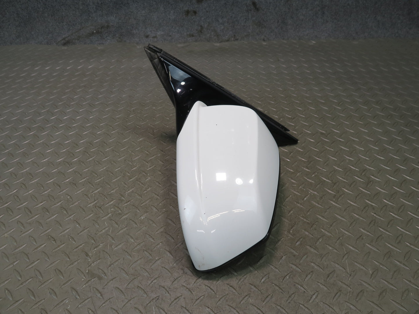 11-13 BMW F10 550i Left Door Exterior Side View Heated Memory Mirror White OEM