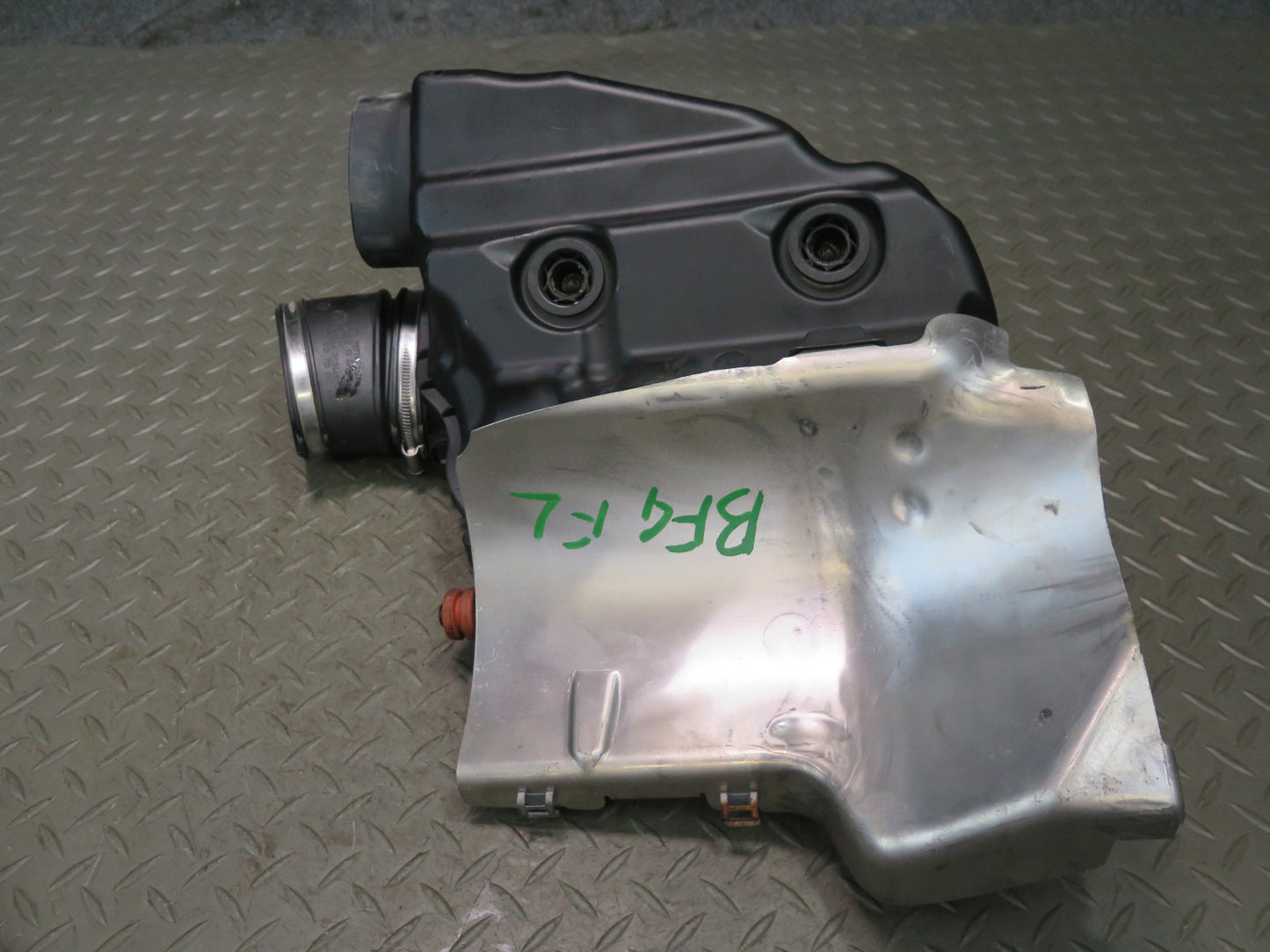 11-13 BMW F12 F10 550i N63 Left Air Intake Cleaner Filter Box w MAF Sensor OEM