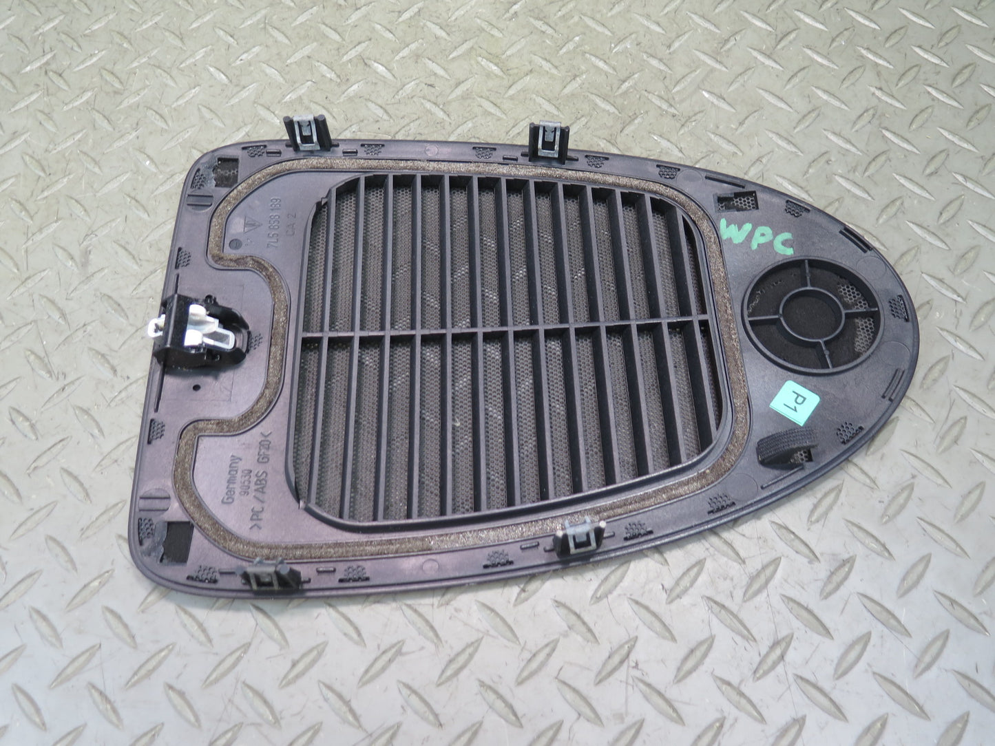 2003-2010 Porsche Cayenne 955 Dash Center Speaker Grille Cover 7L5858189
