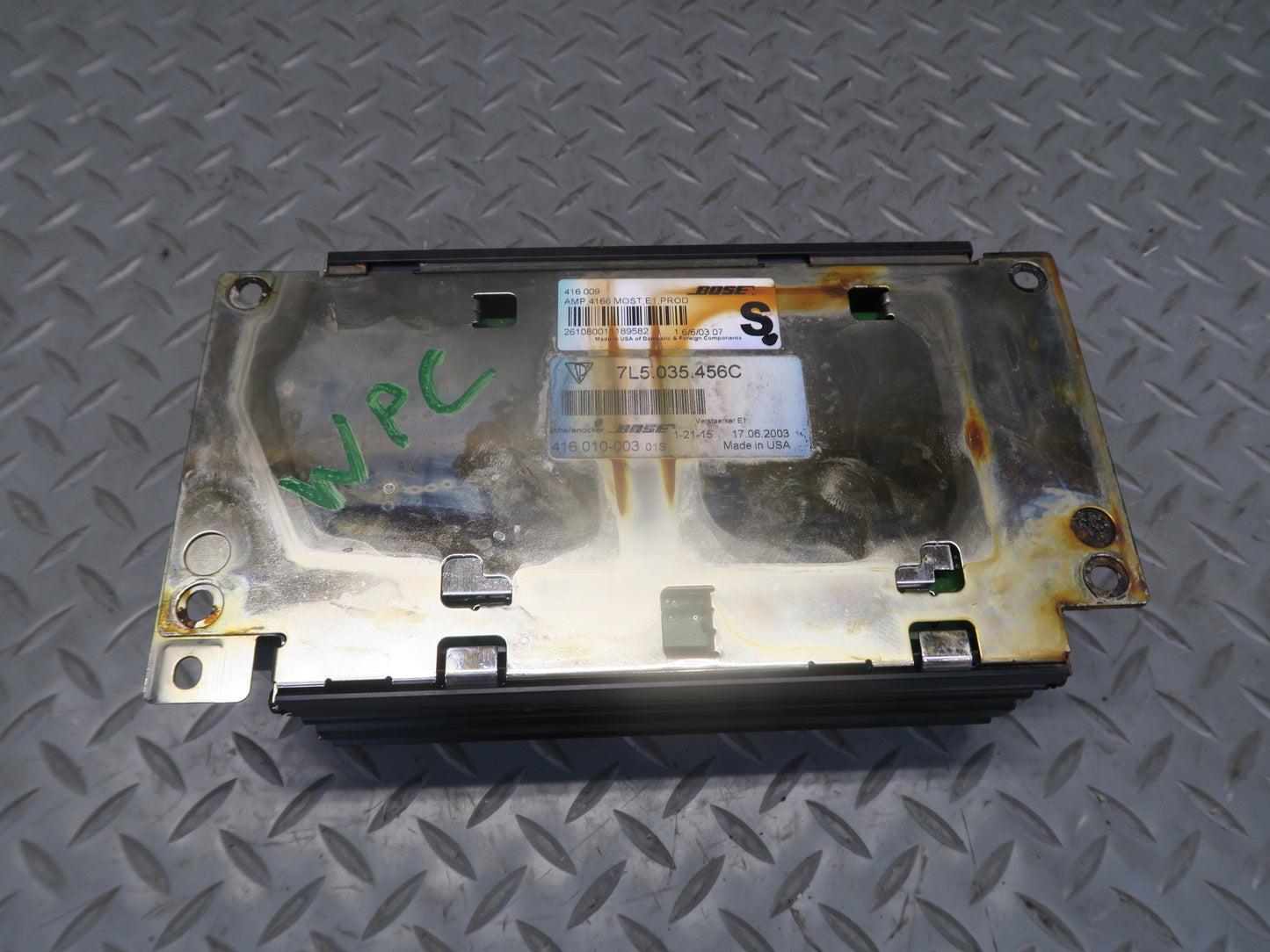 2003-2006 Porsche Cayenne 955 Bose Audio System Amplifier AMP 7L5035456C