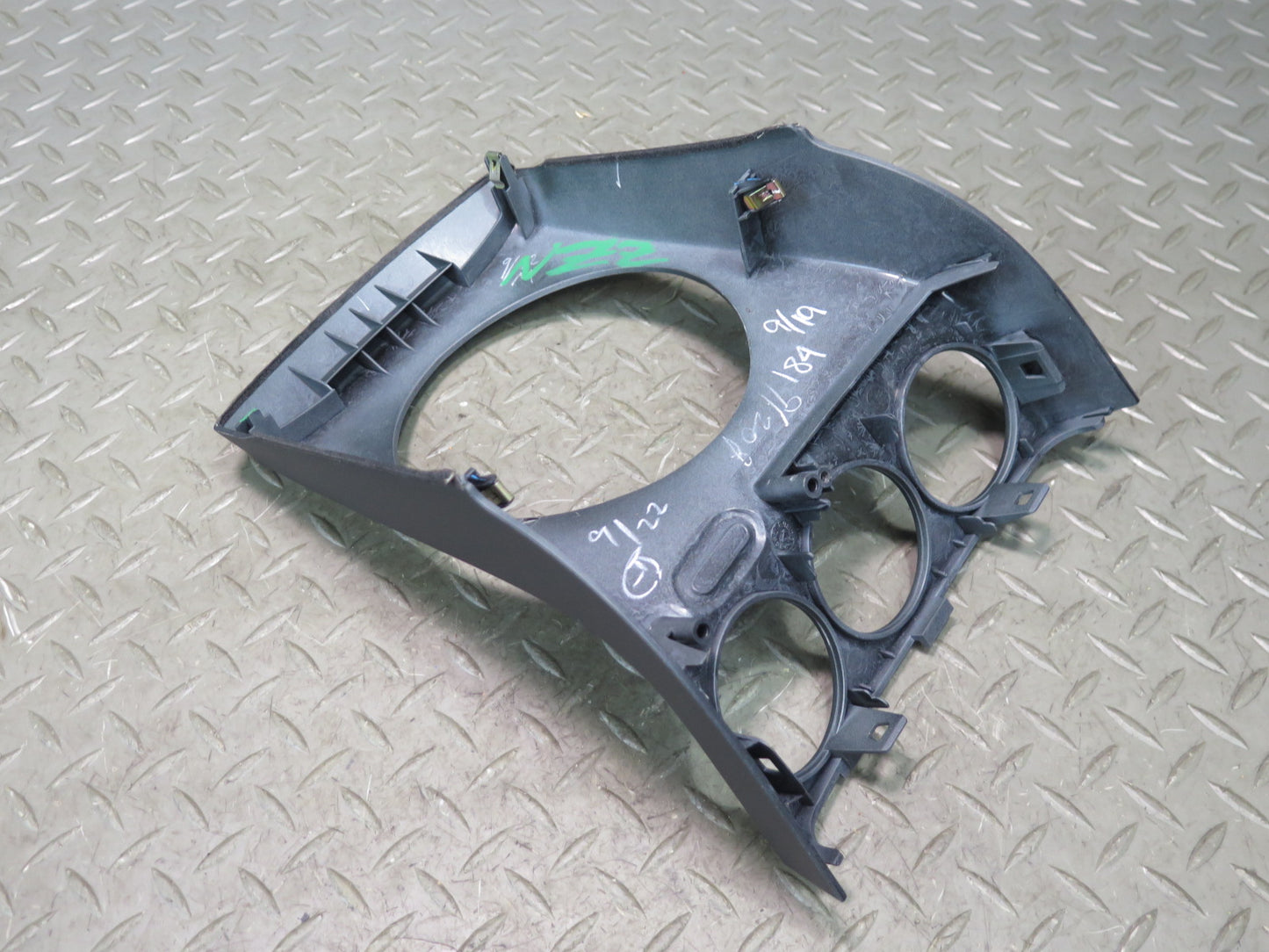 2004 Nissan Z33 350Z A/T Shifter & Climate Control Trim Cover Panel Black OEM