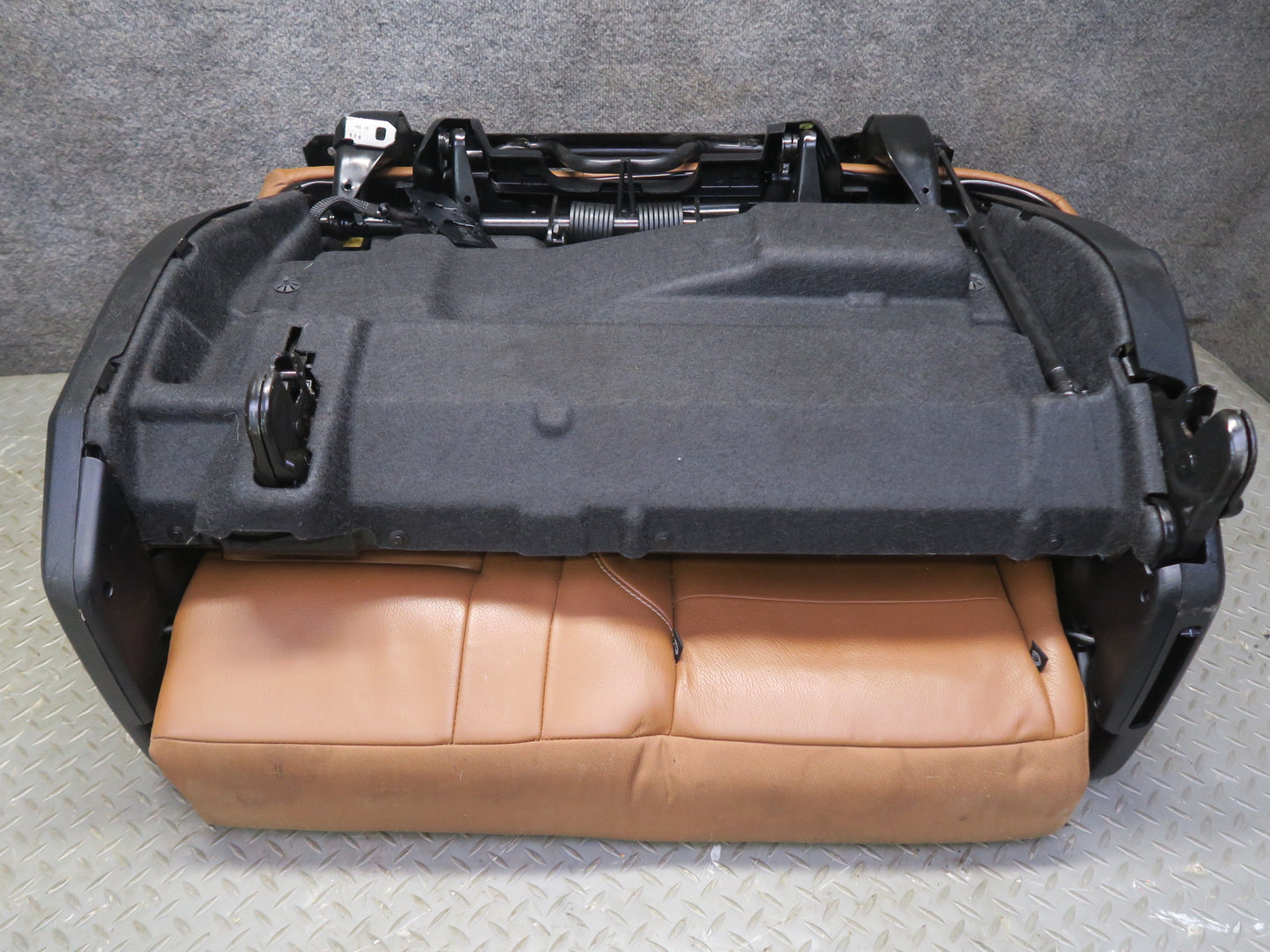 2017-2019 Mercedes X166 GLS450 Rear Left Second 2ND ROW Side Leather Seat Brown
