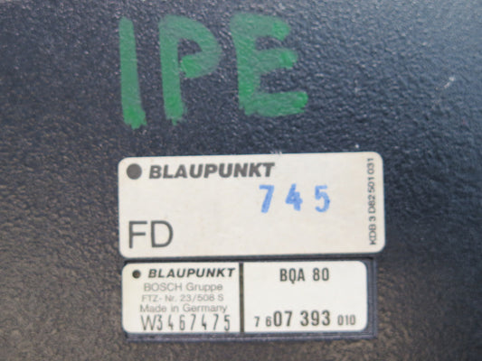 Blaupunkt BQA 80 Audio System Quadro Booster Amplifier AMP