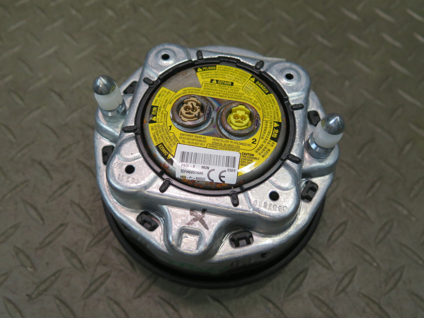 15-18 PORSCHE MACAN TURBO FRONT LEFT DRIVER SIDE STEERING WHEEL SRS AIRBAG OEM