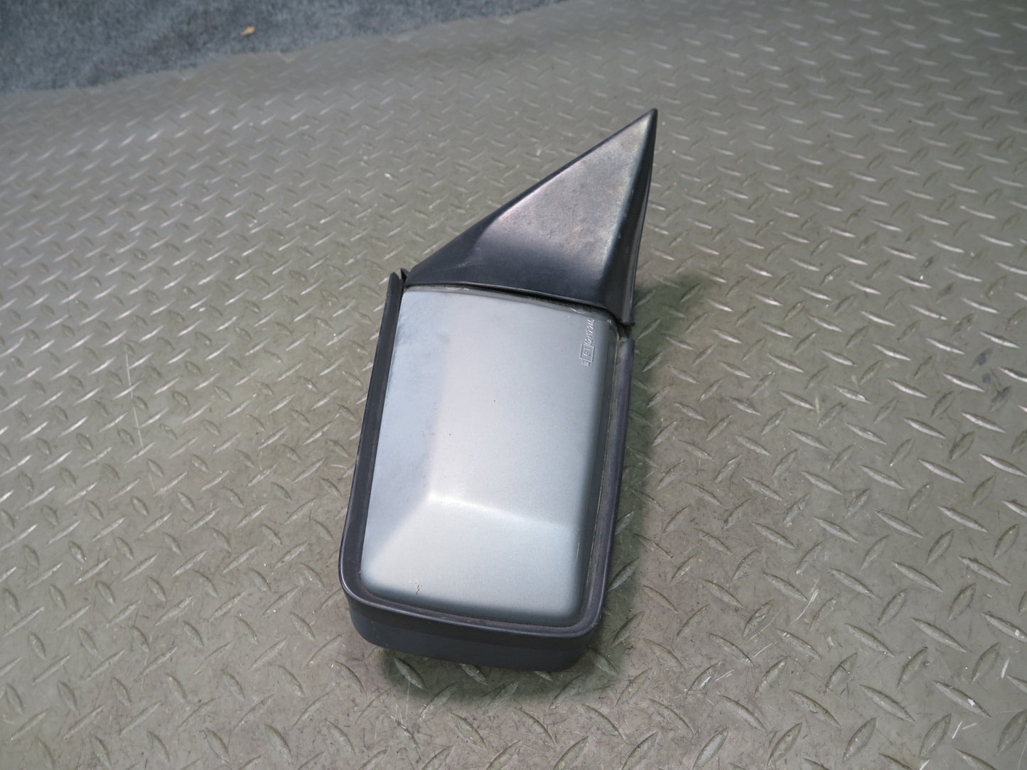 86-91 Mercedes W126 Front Right Door Exterior Side View Mirror Gray OEM