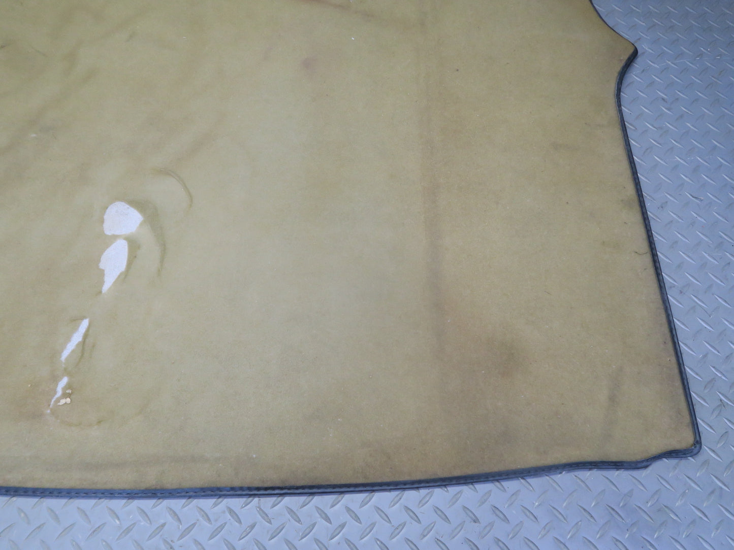 86-91 Mercedes W126 560SEL Sedan Rear Trunk Floor MAT Carpet Cover Gray OEM