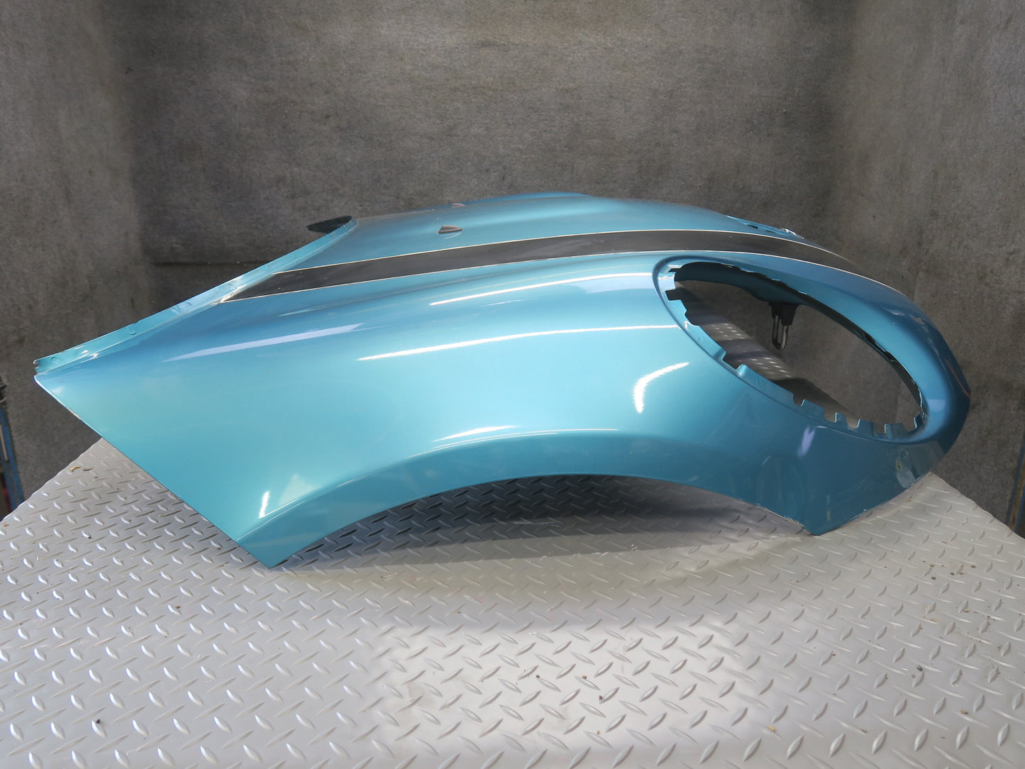 14-19 Mini Cooper S F55 F56 F57 Front Hood Bonnet Shell Panel Carribean Aqua OEM