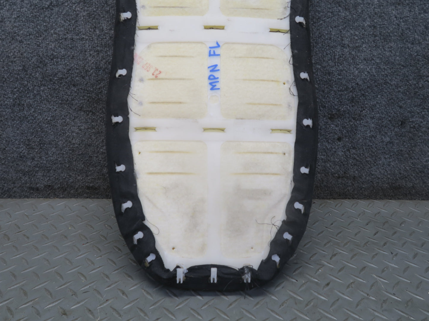2001-2005 Porsche 911 996 Front Left Seat Upper Insert Leather Cushion Gray