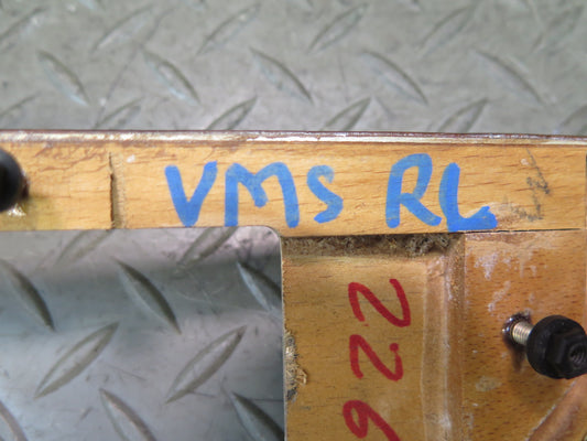 86-91 Mercedes W126 560SEL Set of 4 Door Wood Trim Bezel Cover Panel OEM