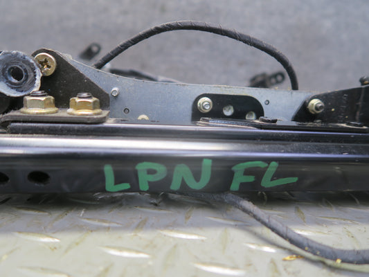 1999-2004 Porsche 911 996 Front Left Seat Lower Frame Track Rail w Motors