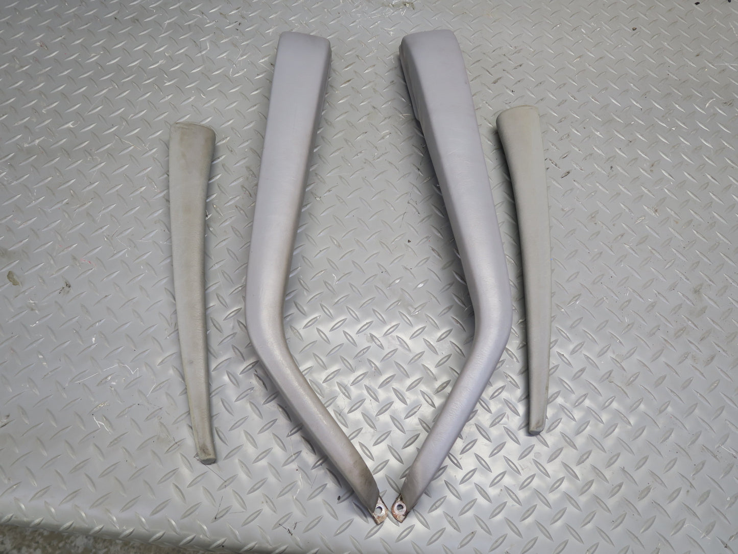 86-91 Mercedes W126 560SEL Sedan Set of 2 Front Door Interior Trim Panel OEM