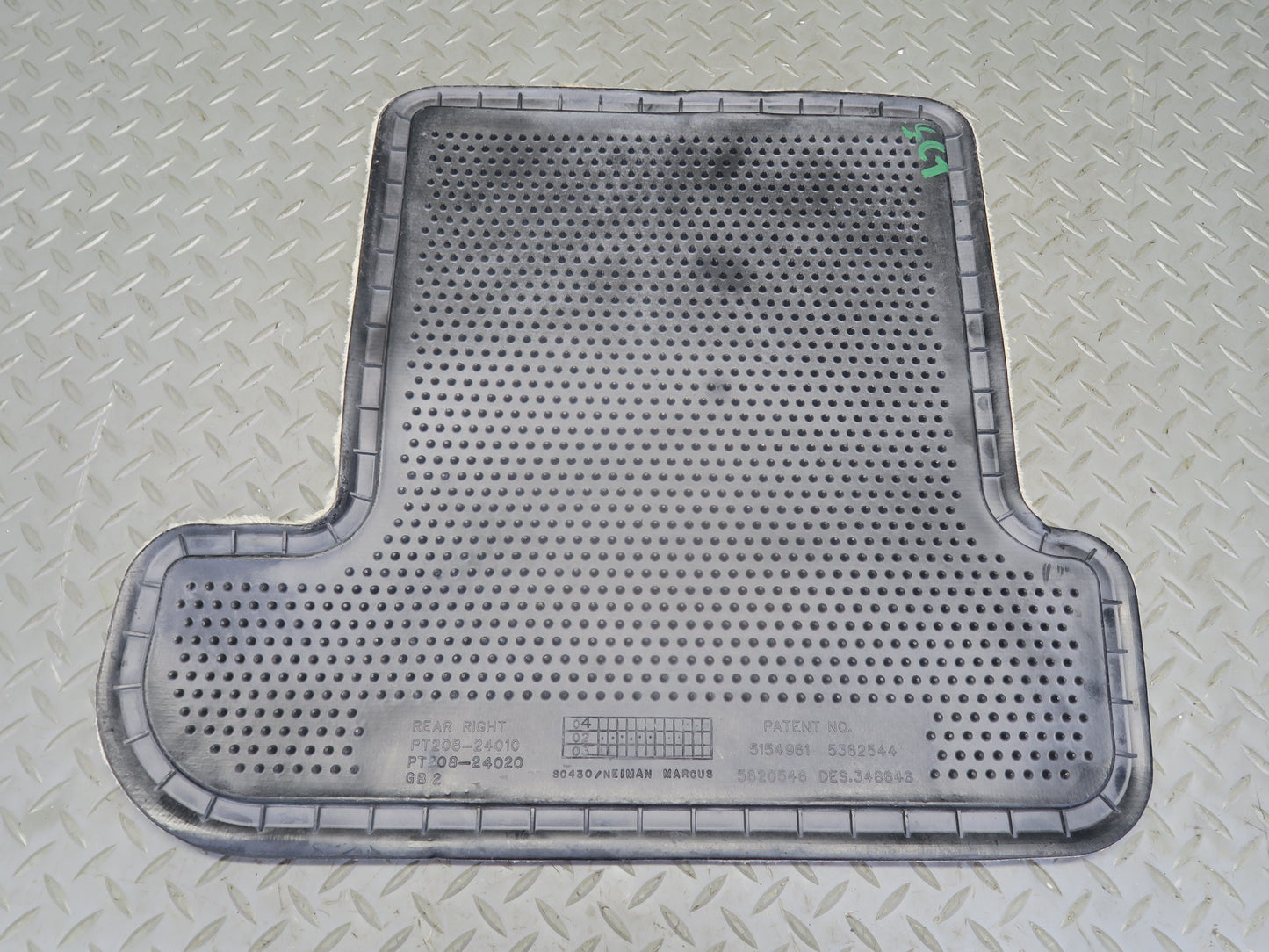 02-10 Lexus UZZ40L SC430 Set of 2 Rear Left & Right Floor MAT Carpet Ecru OEM