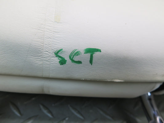 02-05 Lexus UZZ40L SC430 Set of 2 Front Left & Right Seat Headrest Ecru OEM
