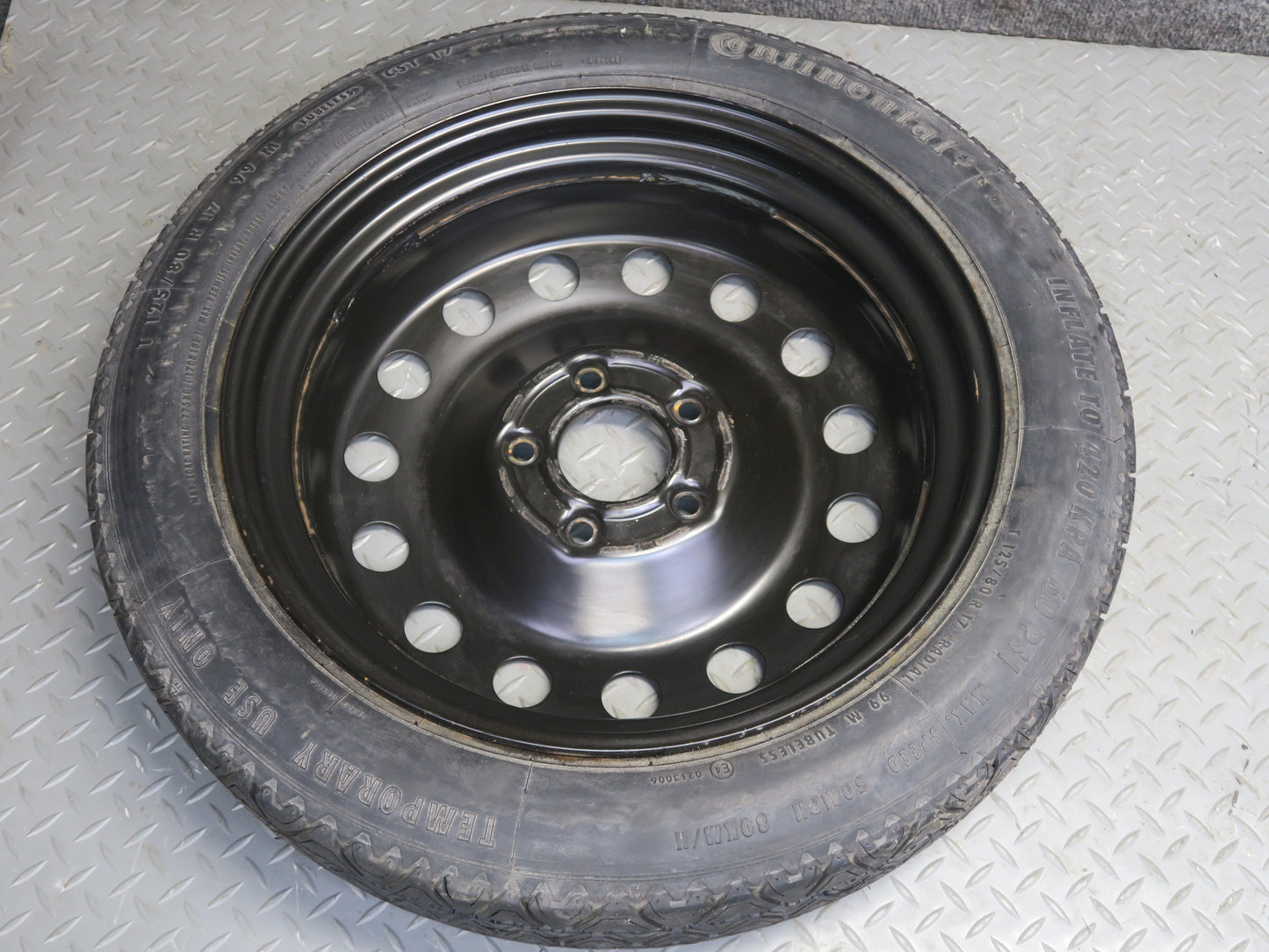 01-06 BMW E46 330Ci R17 17" Spare Tire Wheel 17x3.5J ET30 125/80 6750007 OEM