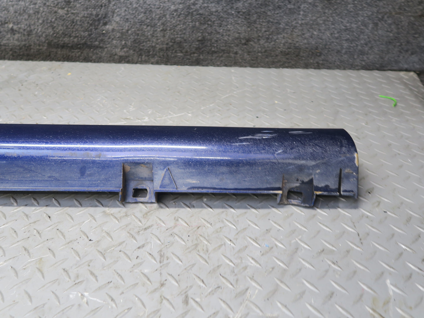 13-15 Audi RS5 8F7 Convertible Right Side Skirt Rocker Panel Blue 8F0853856 OEM