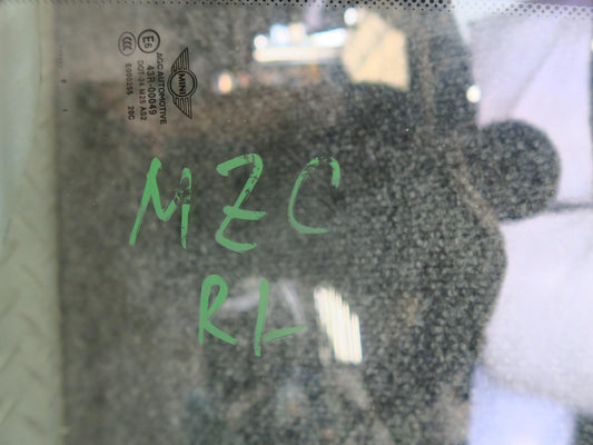 14-24 Mini Cooper F57 Convertible Rear Left Quarter Glass Window OEM