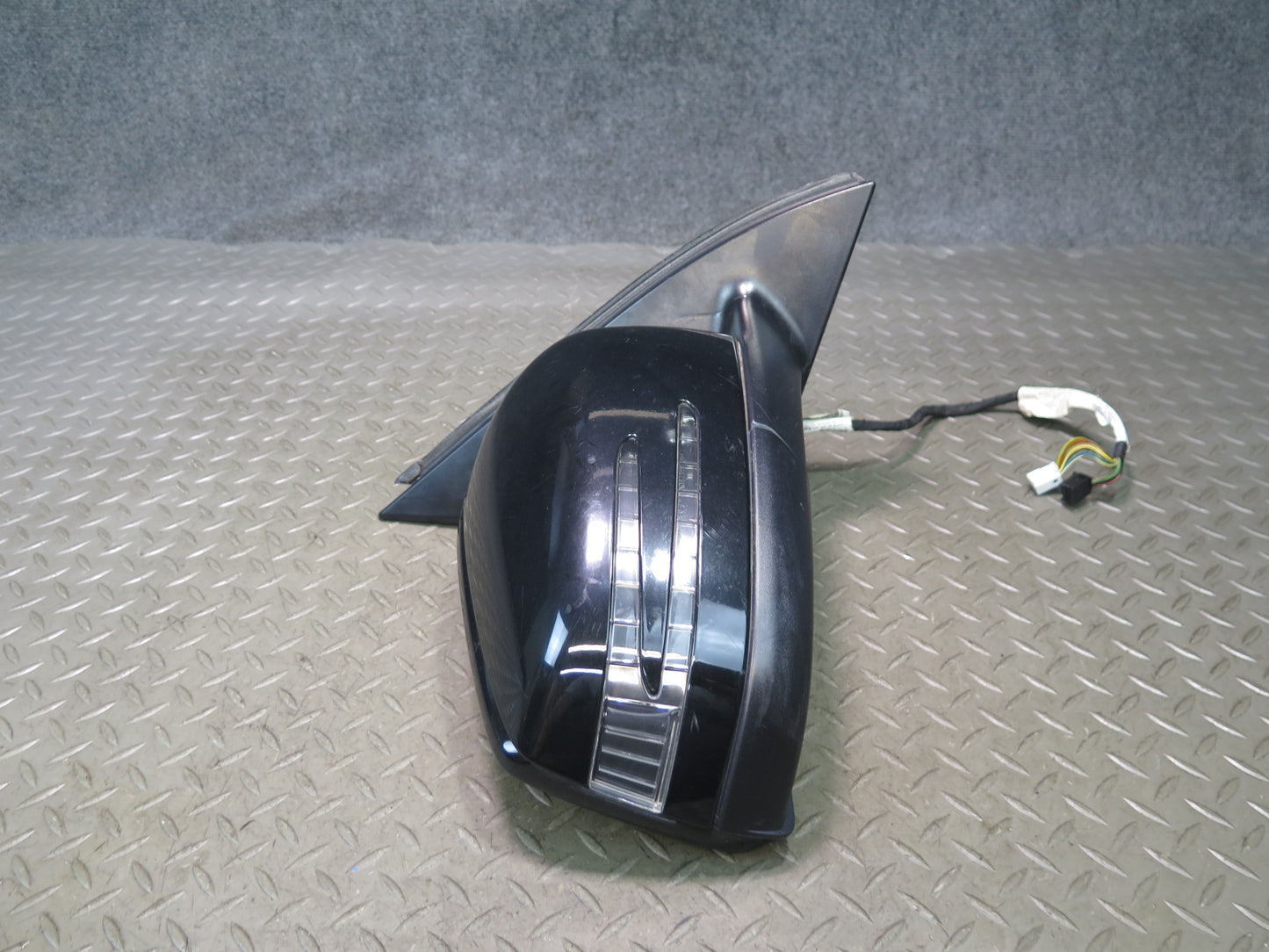 12-15 Mercedes W166 Ml-class Right Door Heated Side View Mirror w Blind Spot OEM