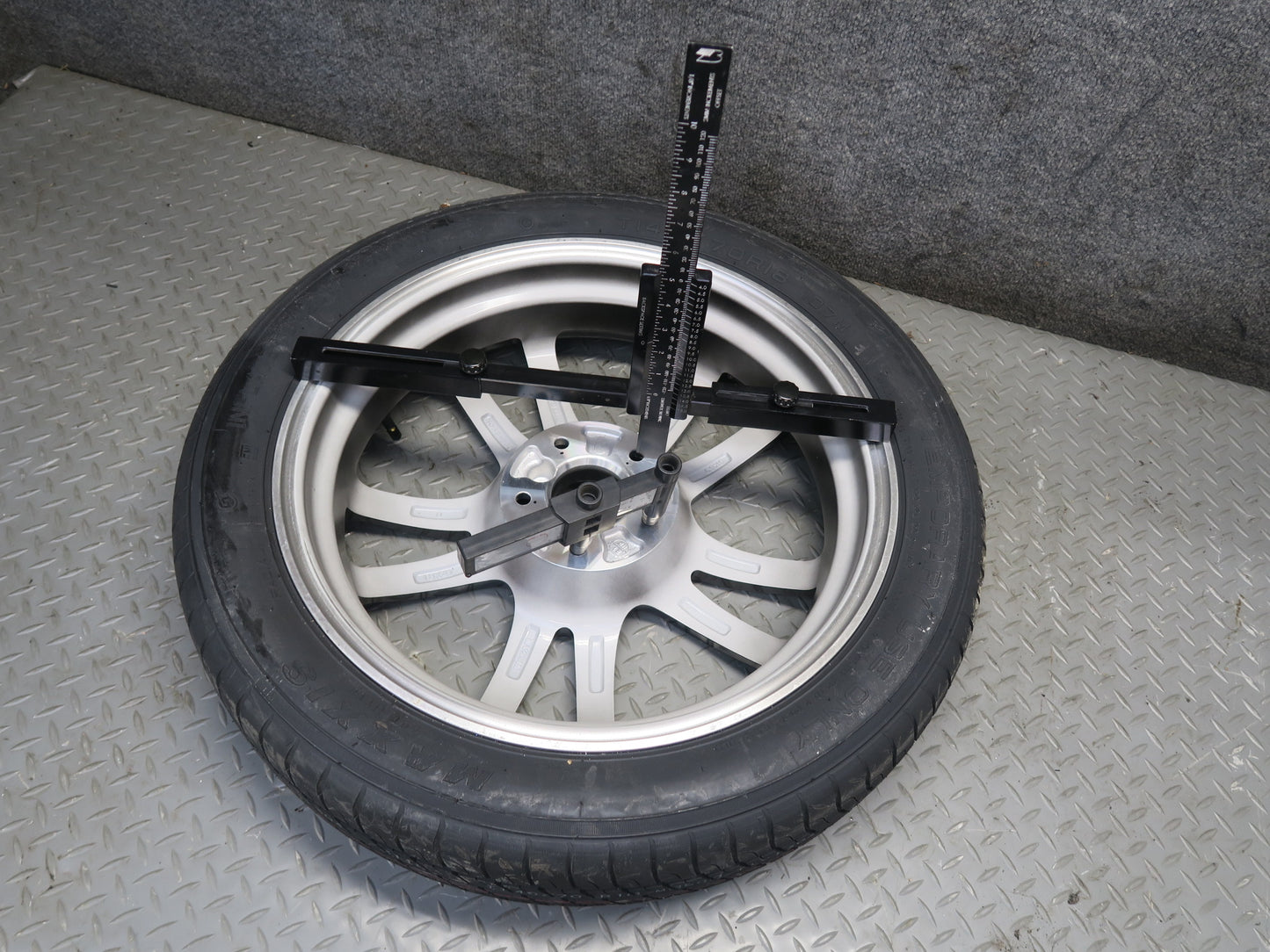 09-20 Nissan Z34 370Z Spare Tire R18" Wheel Rim 18x4T ET0 145/70 OEM