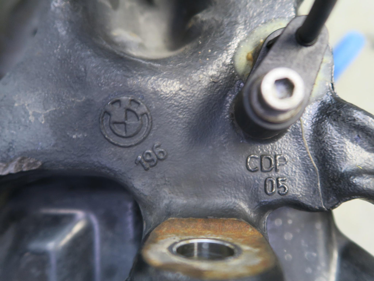 03-08 BMW E85 Z4 RWD Front Right Spindle Knuckle Wheel Hub Bearing 66K Miles OEM