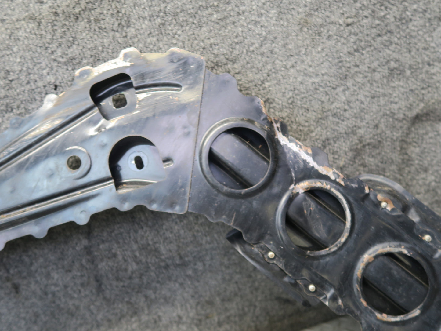 09-20 Nissan Z34 370Z Rear Suspension Crossmember Tunnel Stay Brace 31K Mile OEM