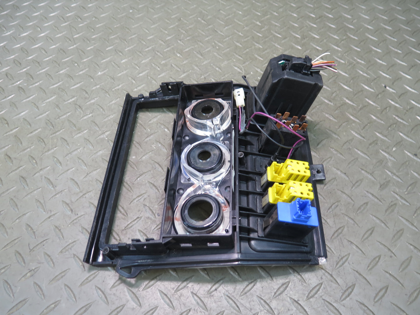 96-99 BMW E36/7 Z3 Center Console A/C Heater Switch Trim Panel w Switches OEM