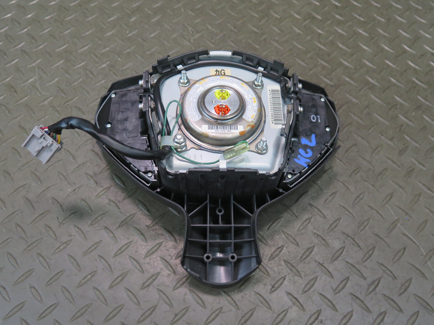 09-20 NISSAN Z34 370Z FRONT LEFT DRIVER SIDE STEERING WHEEL SRS AIRBAG OEM