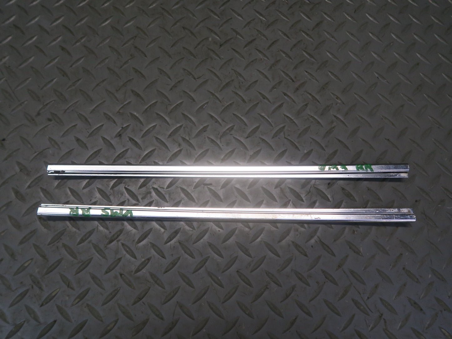 86-91 Mercedes W126 Sedan Set of 6 Front & Rear Right Door Chrome Molding OEM
