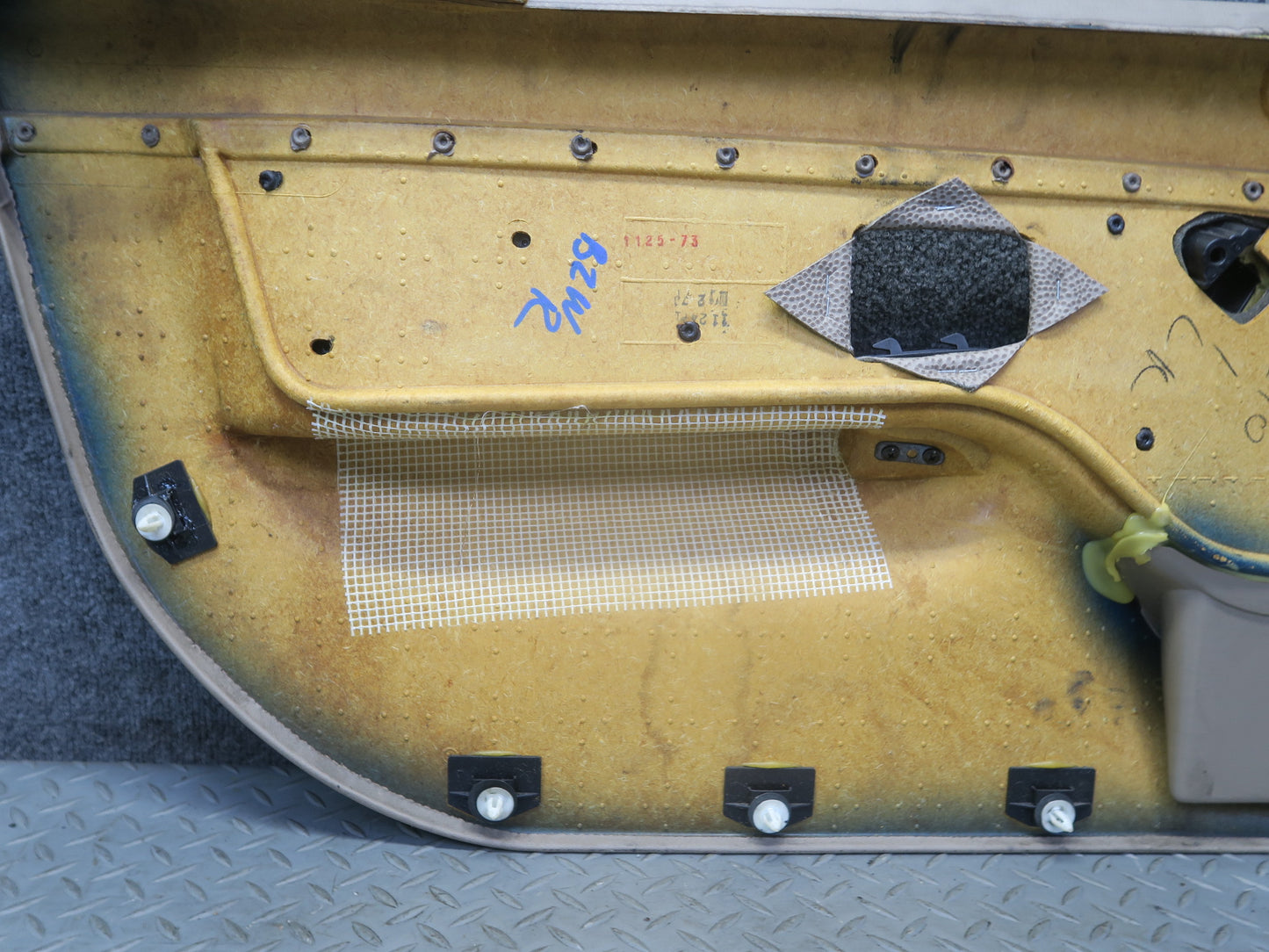96-98 BMW E36/7 Z3 Right Door Interior Trim Panel Sand Beige OEM