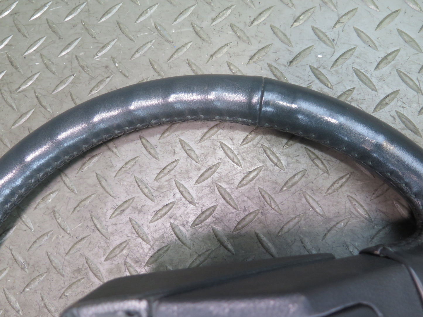 85-86 Toyota Cressida MX73 Leather Steering w Horn Pad Gray 45K Miles OEM