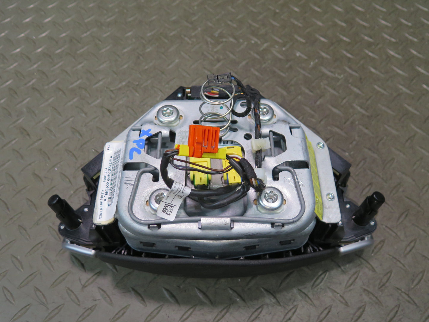 03-10 PORSCHE CAYENNE 955 957 FRONT LEFT DRIVER SIDE STEERING WHEEL SRS AIRBAG OEM