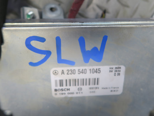 03-12 Mercedes R230 Sl-class Battery Stabilization Control Module w Wiring OEM
