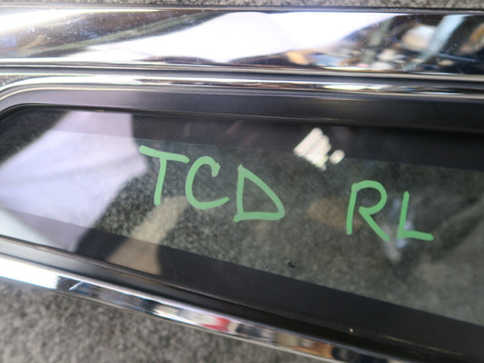 84-86 Toyota Cressida MX73 Sedan Rear Left Quarter Window Glass w Molding OEM
