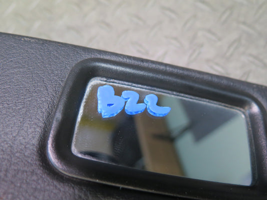 96-02 BMW E36/7 Z3 Roadster Set of 2 Front Left & Right Sun Visor Black OEM