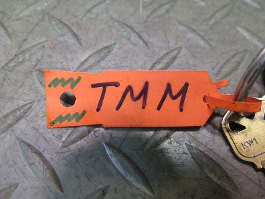 2000 Toyota MR2 Spyder ZZW30L M/T ECU ECM Ignition Glove Door Lock KEY Set OEM