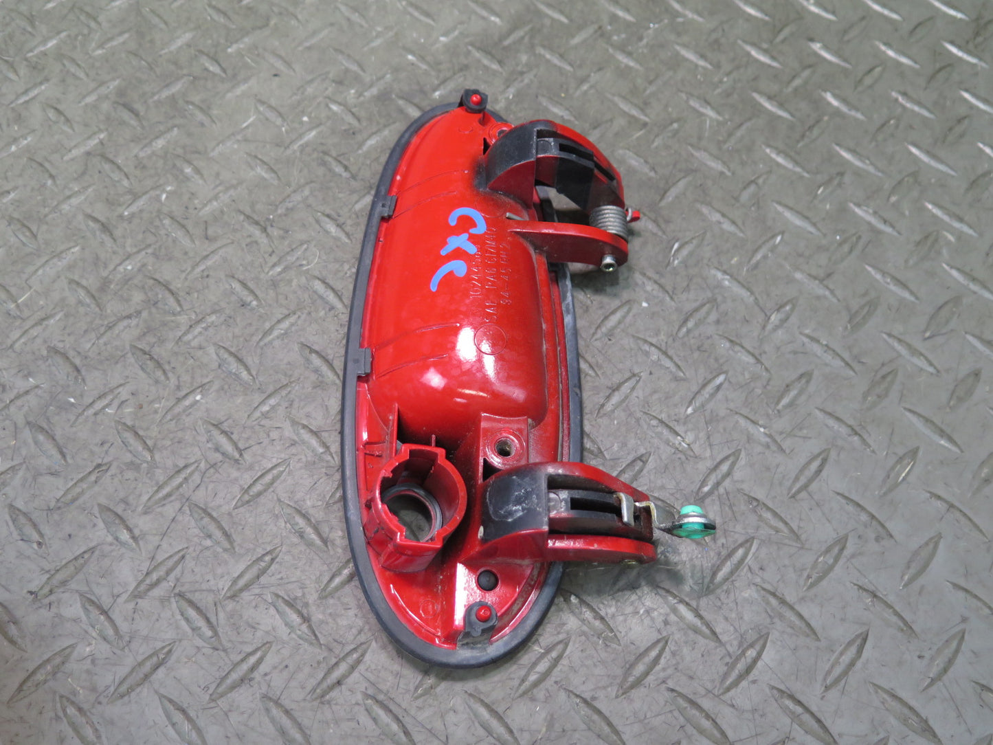 97-04 Chevrolet Corvette C5 Set of 2 Left & Right Door Exterior Handle RED OEM