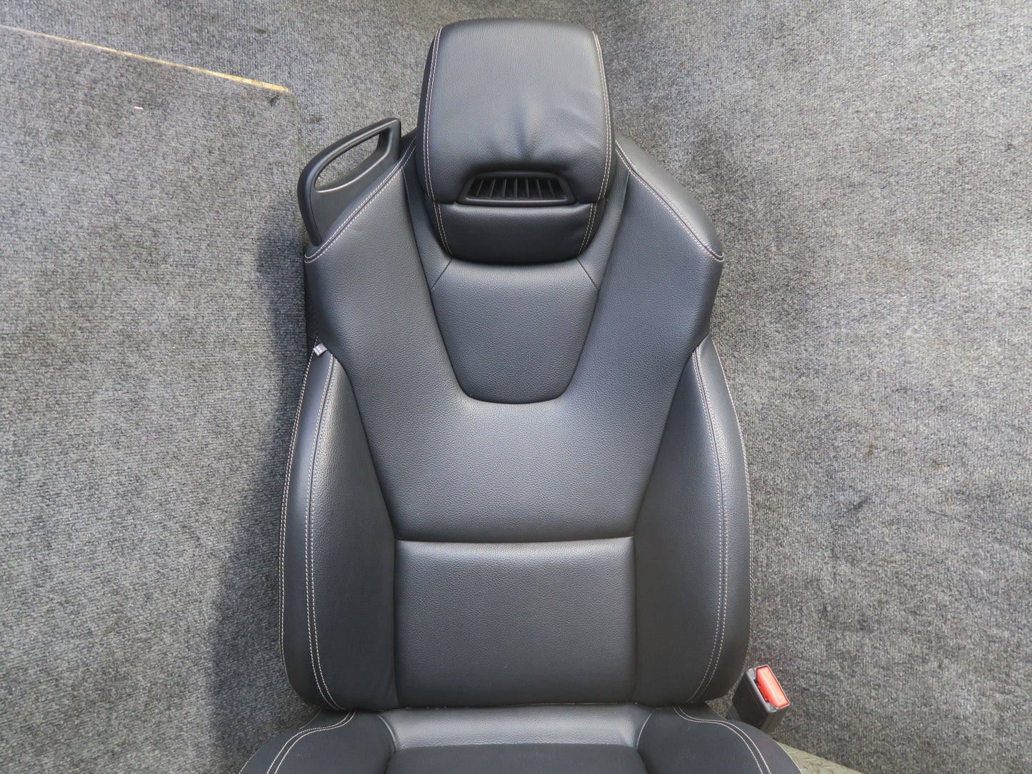 2012-2016 Mercedes R172 SLK Front Left & Right Side Leather Seat Black Set of 2