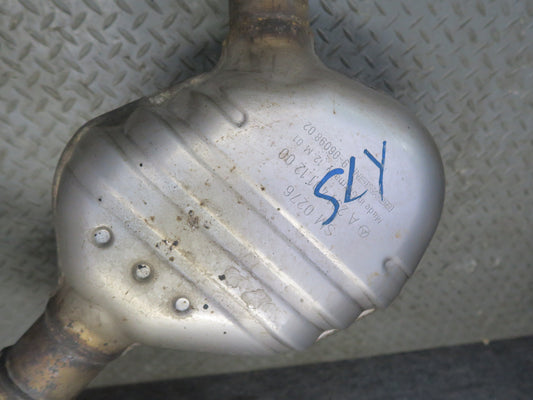 13-20 Mercedes R231 SL550 Front Center Exhaust Resonator Silencer Pipe Set OEM