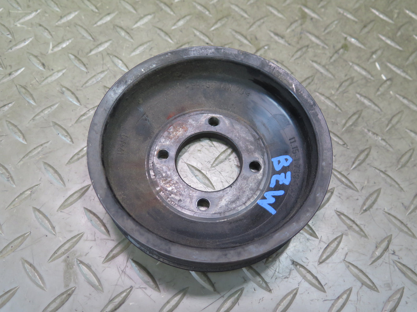 96-99 BMW E36/7 Z3 1.9L M44 Water Power Steering Pump Crankshaft Pulley Set OEM