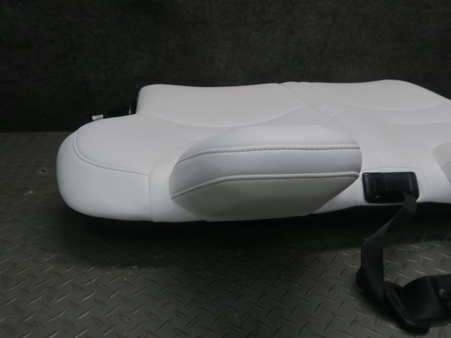 2016-2019 Tesla Model S 75D Rear Right Side Upper Leather Seat Cushion White