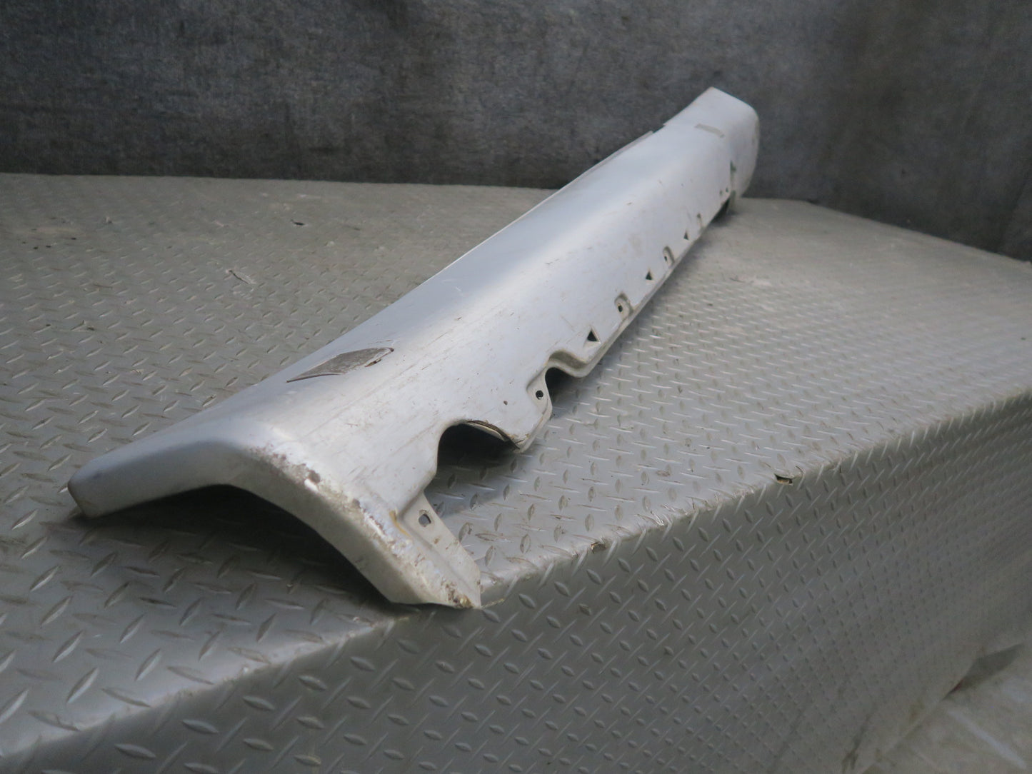 96-02 Mercedes R129 Sl-class Set of 2 Side Skirt Rocker Panel Molding Silver OEM