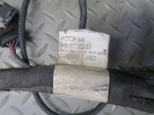 2008-2010 Porsche Cayenne 957 Turbo 4.8L M48.51 Engine Wire Wiring Hanress