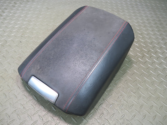 11-18 Porsche Cayenne 958 GTS Center Console Lid Armrest Cover Leather Alcantara