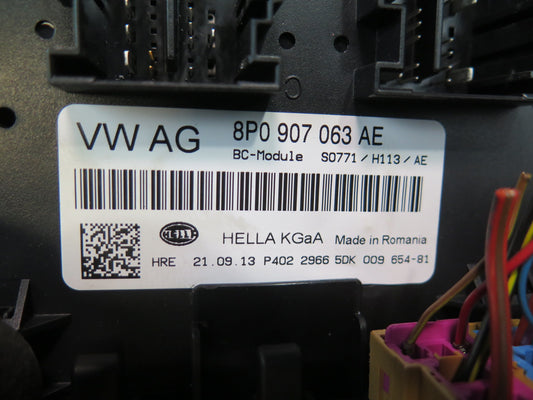 2014 Audi TT S 8J Coupe Onboard Supply Control Module 8P0907063AE OEM