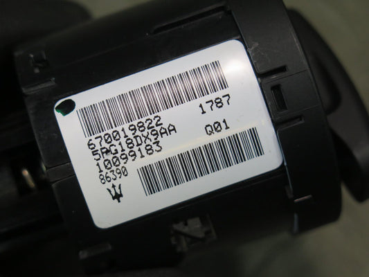 2014-2021 Maserati Quattroporte M156 Dashboard Headlight Lamp Control Switch