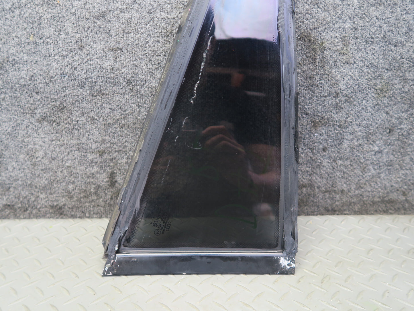 08-15 Audi TT S 8J Coupe Rear Left Quarter Glass Window Tinted OEM