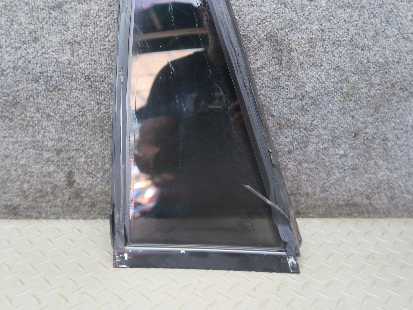 08-15 Audi TT S 8J Coupe Rear Right Quarter Glass Window Tinted OEM