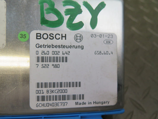03-05 BMW E85 Z4 Transmission Control Module Unit TCM TCU 7522980 OEM