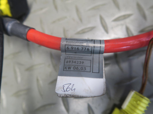 03-05 BMW E85 Z4 M54 Positive & Negative Battery Cable w Terminal & Fuse Set OEM