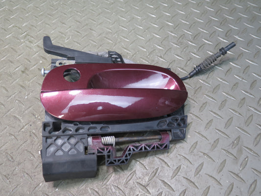 03-08 BMW E85 E86 Z4 Set of 2 Left & Right Door Exterior Handle Merlot RED OEM